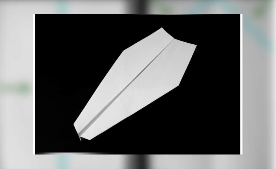 Kako izgleda avion od papira
